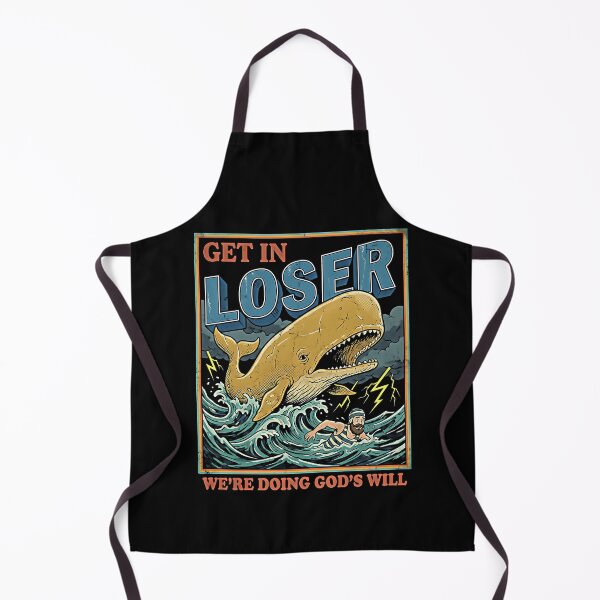 Item preview, Get In Loser We're Doing God's Will Funny Sea Monster designed and sold by graphixpolash.
