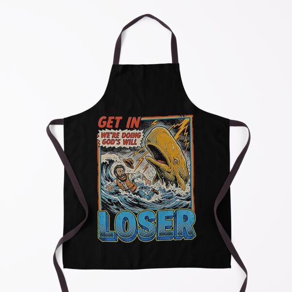 Artikelvorschau, Steig ein, Verlierer! Wir tun Gottes Willen! Lustiger Seemonster-Comic entworfen und verkauft von graphixpolash.
