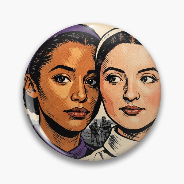 Item preview, Chase Infiniti and Lucy Halliday from the series The Testaments (fan art) designed and sold by PopCultureAndStuff.