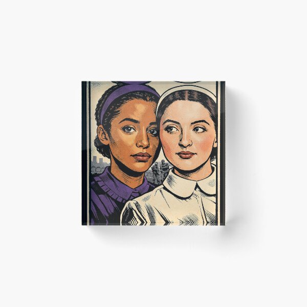 Item preview, Chase Infiniti and Lucy Halliday from the series The Testaments (fan art) designed and sold by PopCultureAndStuff.