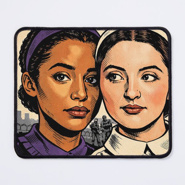 Item preview, Chase Infiniti and Lucy Halliday from the series The Testaments (fan art) designed and sold by PopCultureAndStuff.