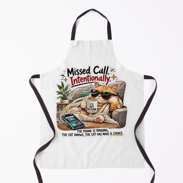 Item preview, Missed Call Intentionally Orange Cat Sticker designed and sold by Gentlestate.