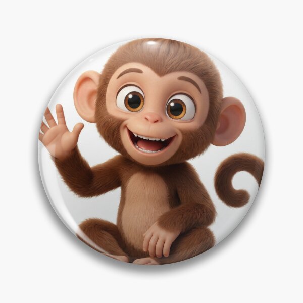 Item preview, Coco the Monkey Fun Kids Character designed and sold by FarisFunStore.