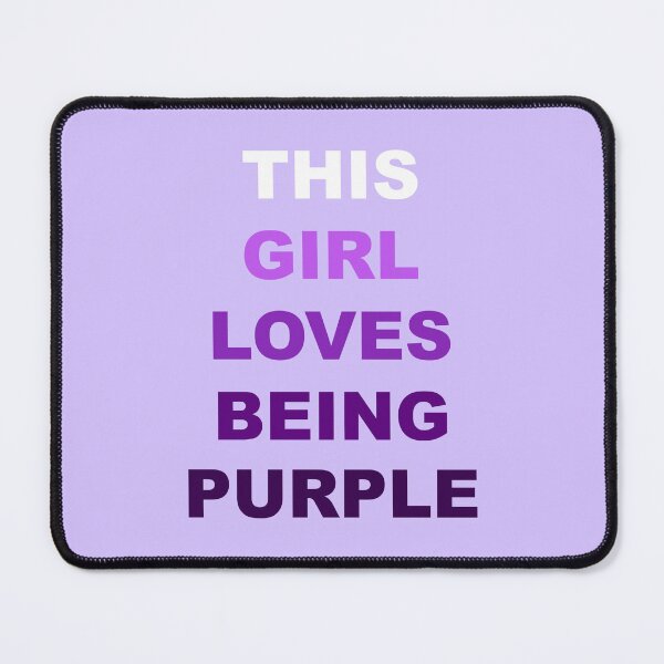 Item preview, This Girl Loves Being Purple designed and sold by Aesthetic Crew.