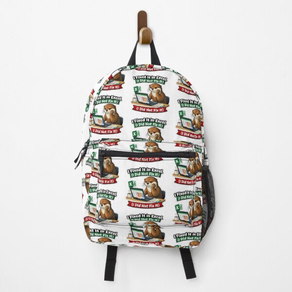Item preview, I Fixed It in Excel I Did Not Fix It Otter Sticker designed and sold by Gentlestate.