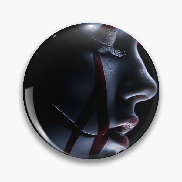 Item preview, Android Face Close-Up Futuristic Sci Fi Portrait designed and sold by cyberartmaker.