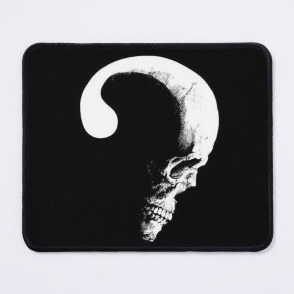 Item preview, The Question of Mortality – Negative Space Skull Art designed and sold by UrbanCanvas 111.