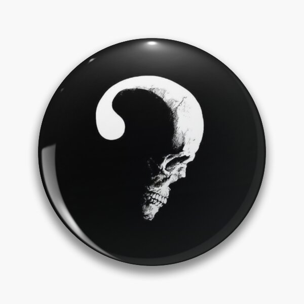 Item preview, The Question of Mortality – Negative Space Skull Art designed and sold by UrbanCanvas 111.