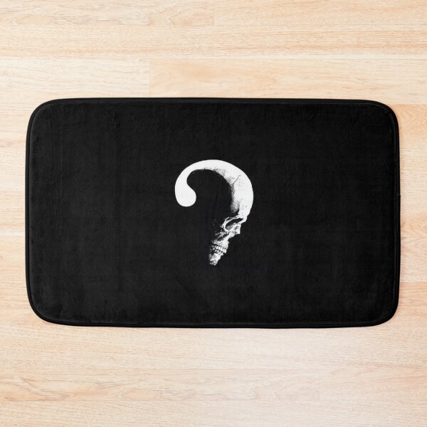 Item preview, The Question of Mortality – Negative Space Skull Art designed and sold by UrbanCanvas 111.