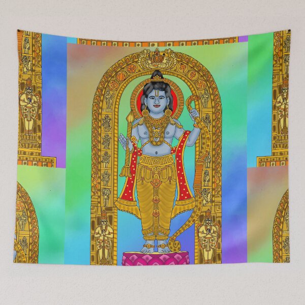 Item preview, Child Rama Cute Artwork – Divine Hindu Baby Ram Illustration designed and sold by Harshit_Digital_Arts.