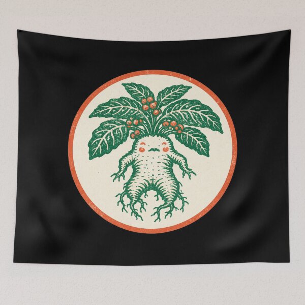 Item preview, The Grumpy Mandragora designed and sold by Jennifer Chiera.