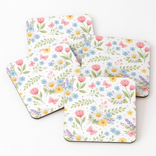 Item preview, Hello Spring Floral Typography – Cute Pastel Flowers & Leaves Design designed and sold by anandsiva2703.