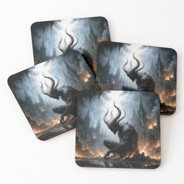 Item preview, Fallen King – Dark Gothic Demon Apocalypse Fantasy Art designed and sold by cr6zym1nd.