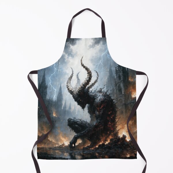 Item preview, Fallen King – Dark Gothic Demon Apocalypse Fantasy Art designed and sold by cr6zym1nd.