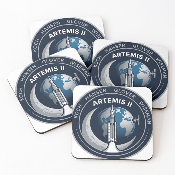 Item preview, Artemis II Mission Logo - NASA Moon to Mars Astronaut Crew Badge  designed and sold by RedVista.