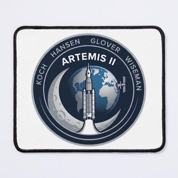 Item preview, Artemis II Mission Logo - NASA Moon to Mars Astronaut Crew Badge designed and sold by RedVista.