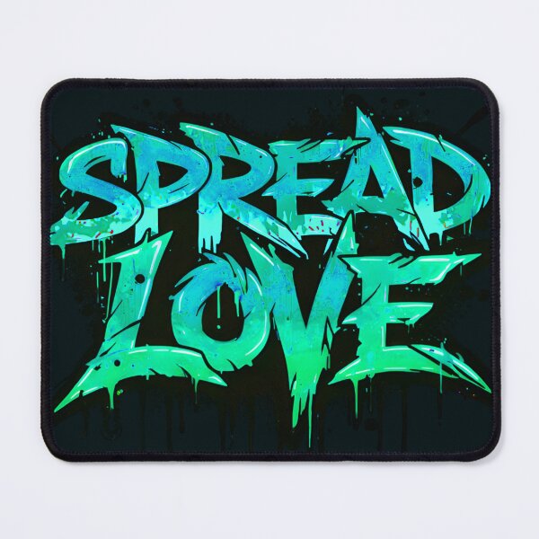 Item preview, Spread Love Dripping Graffiti – Modern Aesthetic Streetwear  designed and sold by typoinspired.