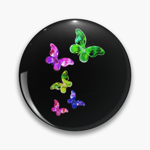 Item preview, Butterfly Colours on Black designed and sold by Linda Callaghan.