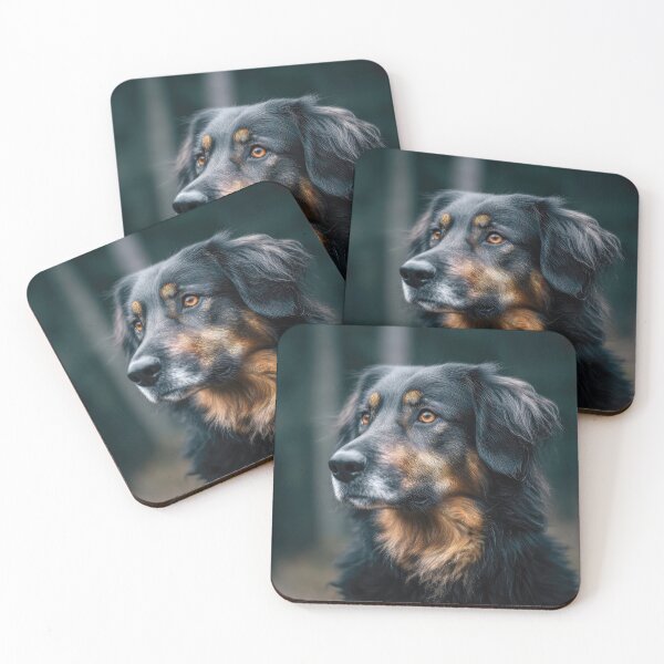 Item preview, Hovawart Dog Portrait designed and sold by Elisabeth Lucas.