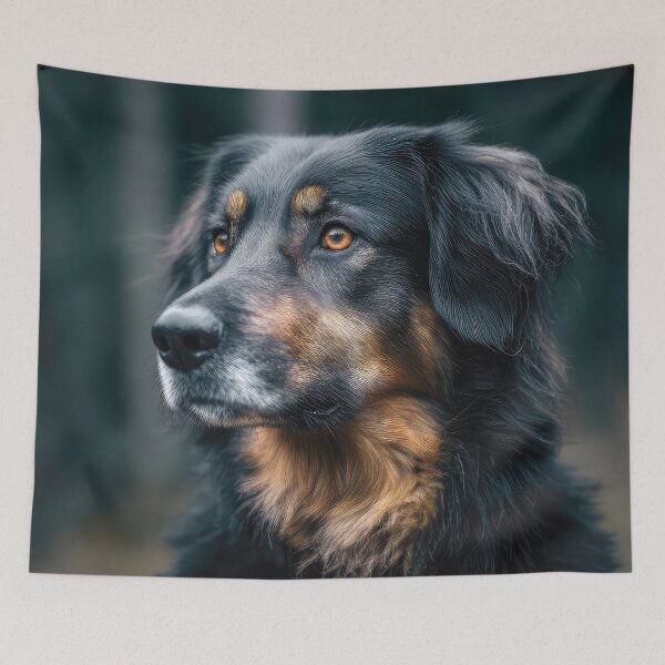 Item preview, Hovawart Dog Portrait designed and sold by Elisabeth Lucas.