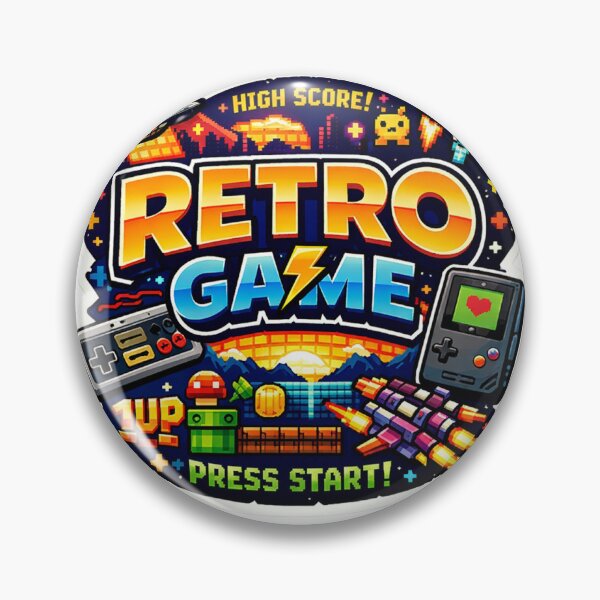 Item preview, Retro Gaming Nostalgia Sticker - 8-Bit Arcade Style designed and sold by LYZ7VANI.