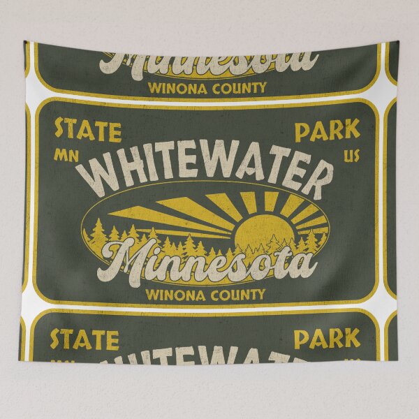 Item preview, Whitewater State Park, Winona County, Minnesota, badge design designed and sold by Wanderful-roads.