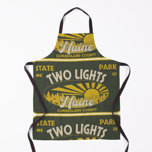 Item preview, Two Lights State Park, Cumberland County, Maine, badge design designed and sold by Wanderful-roads.