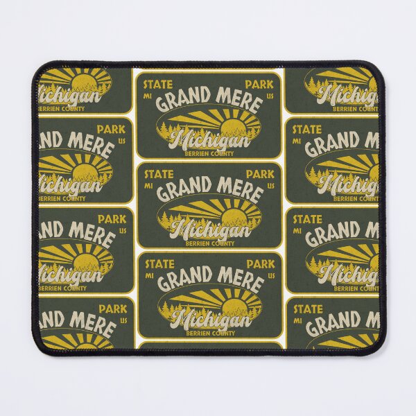 Item preview, Grand Mere State Park, Berrien County, Michigan, badge design designed and sold by Wanderful-roads.