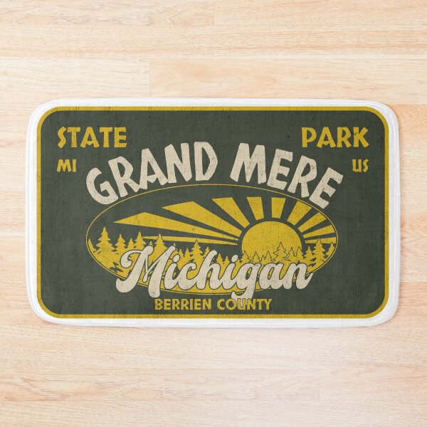 Item preview, Grand Mere State Park, Berrien County, Michigan, badge design designed and sold by Wanderful-roads.