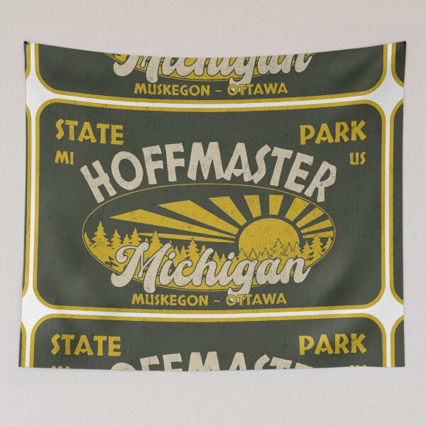 Item preview, Hoffmaster State Park, Muskegon - Ottawa, Michigan, badge design designed and sold by Wanderful-roads.