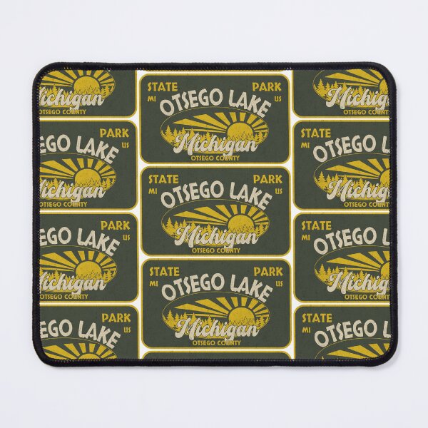 Item preview, Otsego Lake State Park, Otsego County, Michigan, badge design designed and sold by Wanderful-roads.