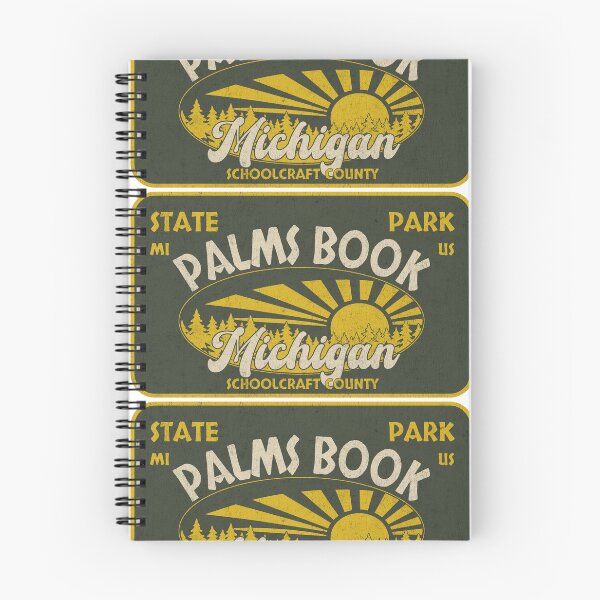 Item preview, Palms Book State Park, Schoolcraft County, Michigan, badge design designed and sold by Wanderful-roads.