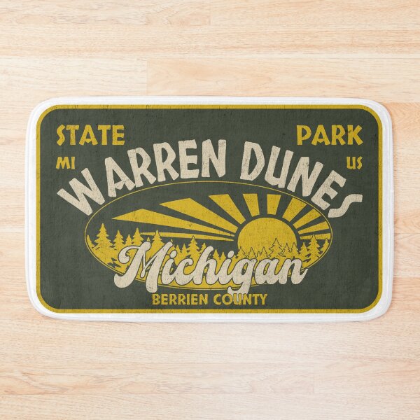 Item preview, Warren Dunes State Park, Berrien County, Michigan, badge design designed and sold by Wanderful-roads.