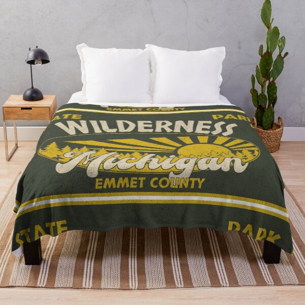 Item preview, Wilderness State Park, Emmet County, Michigan, badge design designed and sold by Wanderful-roads.