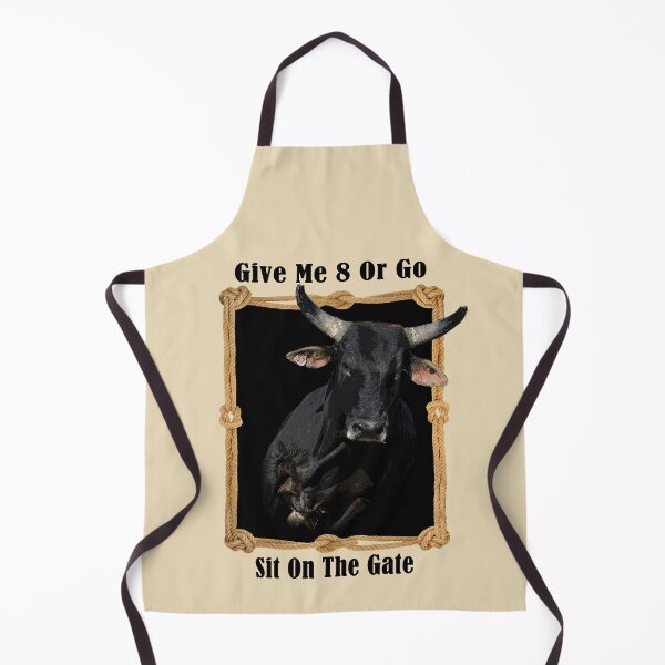 Item preview, BULL AT A GATE, RODEO QUOTES designed and sold by Barbara Jean Photo Art And Design.