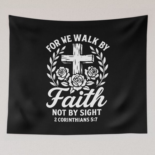 Item preview, 2 Corinthians 5:7 Walk By Faith Not By Sight designed and sold by plushism.