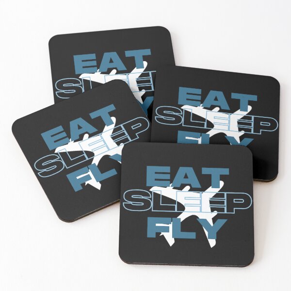 Item preview, Eat Sleep Fly Aviation Lifestyle Shirt designed and sold by Emberglowo.