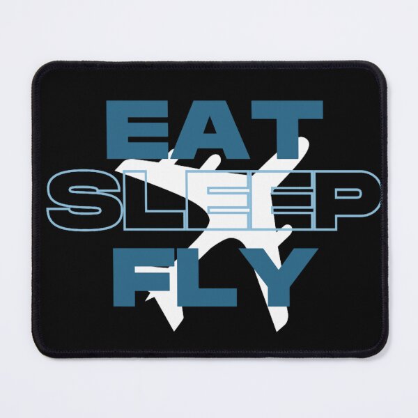 Item preview, Eat Sleep Fly Aviation Lifestyle Shirt designed and sold by Emberglowo.