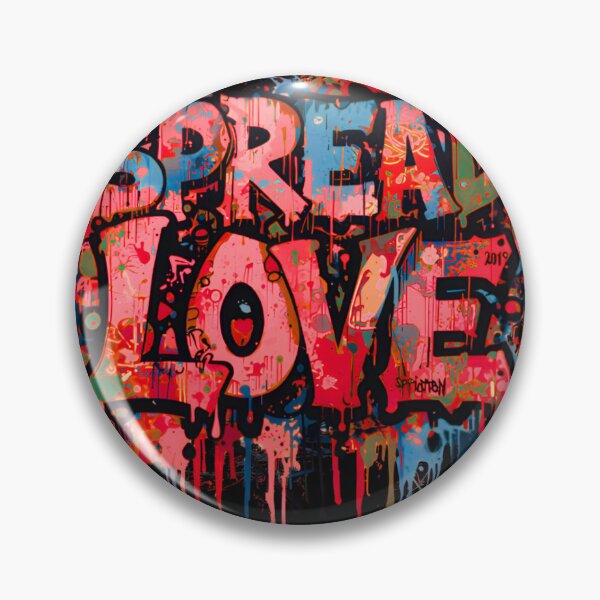 Item preview, Spread Love | Graffiti Quote | Street Graffiti Art designed and sold by typoinspired.