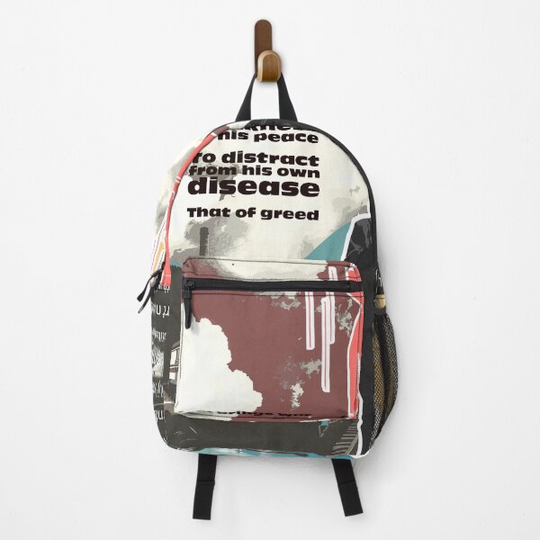 Item preview, Urban Dystopia Collage Art Print with 'NVR' Bomb Motif and Poetic Text designed and sold by stephenignacio.