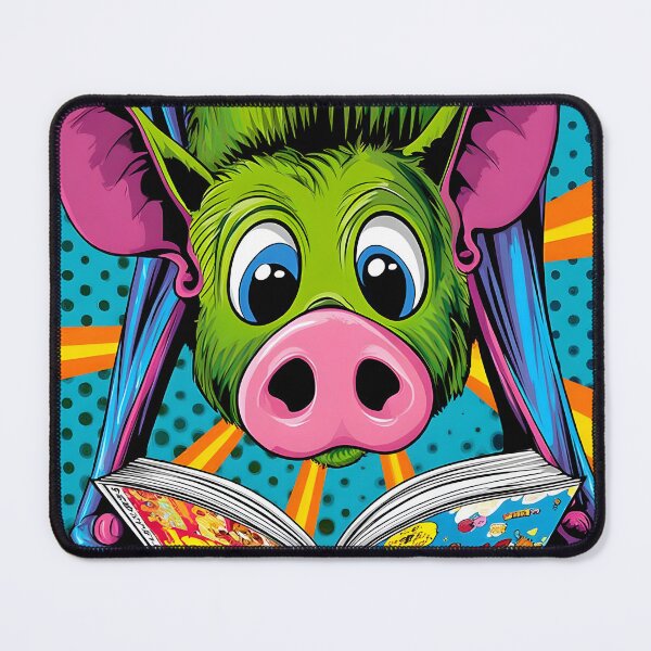 Item preview, Colorful Cartoon Bat Reading a Comic Book designed and sold by Artessie.