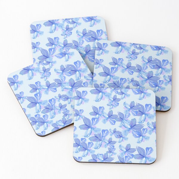 Item preview, Blue Watercolor Flower Symphony. designed and sold by Nui’s Pastel Room.