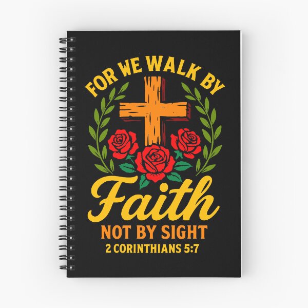Item preview, 2 Corinthians 5:7 Walk By Faith Not By Sight designed and sold by plushism.