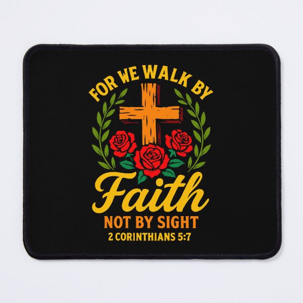 Item preview, 2 Corinthians 5:7 Walk By Faith Not By Sight designed and sold by plushism.