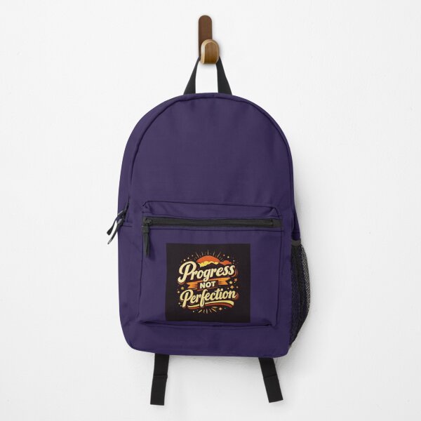 Item preview, Progress Not Perfection – Retro Motivational Typography Design designed and sold by MeadowMagicDesigns.