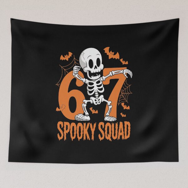 Item preview, 67 Halloween  6 7 Numbers Six Seven Kids Skeleton designed and sold by RonnasJackson.
