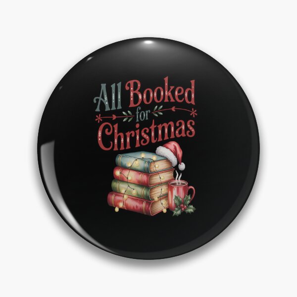 Item preview, All Booked Up For The Holidays Christmas Book Reading Lover designed and sold by RonnasJackson.