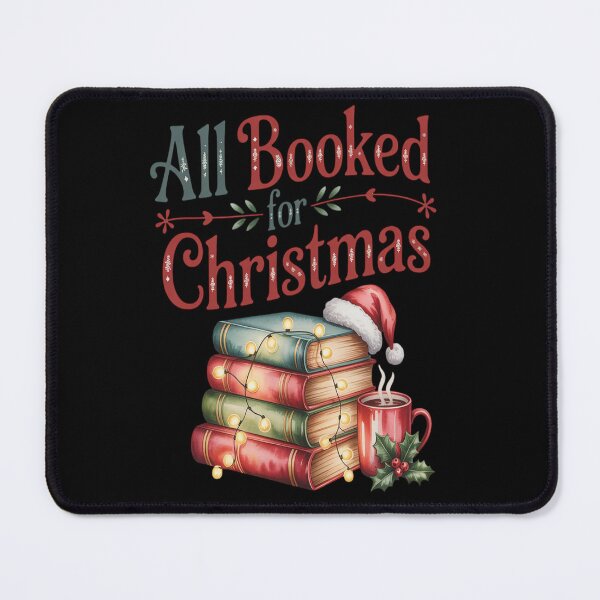Item preview, All Booked Up For The Holidays Christmas Book Reading Lover designed and sold by RonnasJackson.