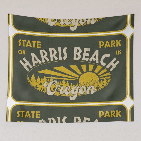 Item preview, Harris Beach State Park, Oregon, badge design designed and sold by Wanderful-roads.