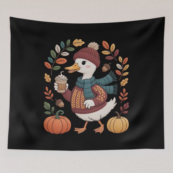 Item preview, Autumn Goose Fall Coquette Girly Autumn Pumpkin Season designed and sold by RonnasJackson.
